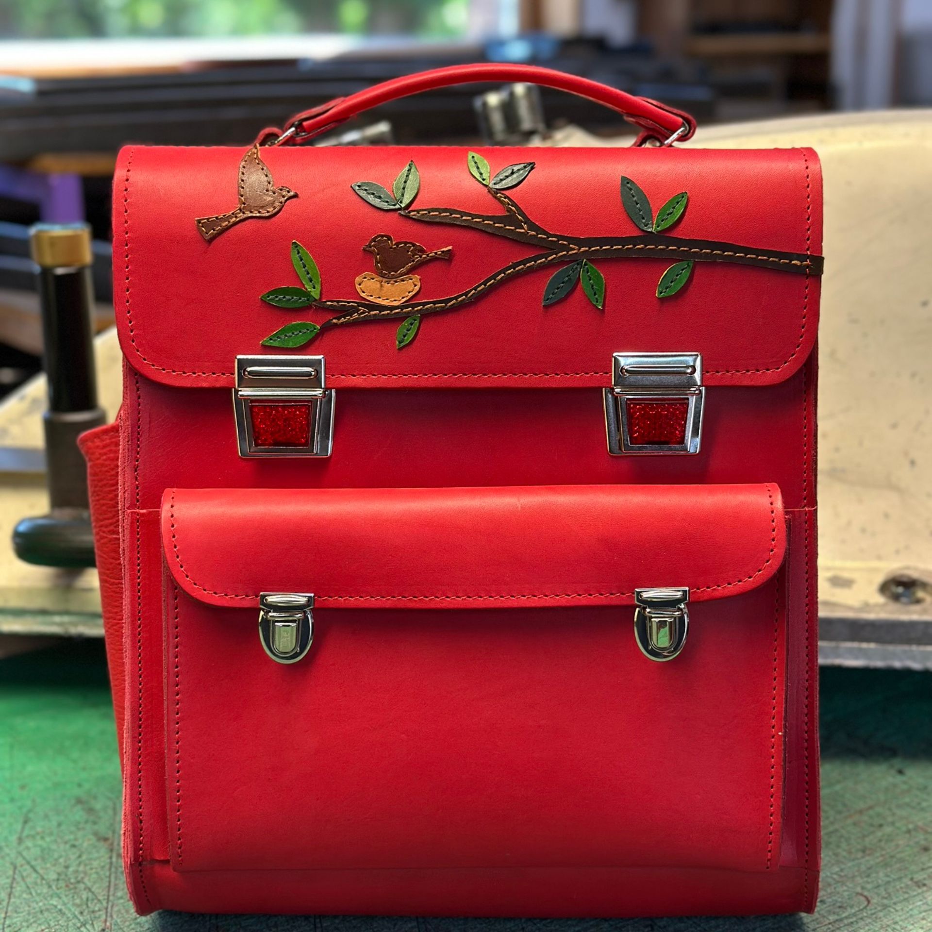 Ranzen  Vögel auf Ast - sofort Versandfertig Ranzen  Vögel auf Ast - sofort Versandfertig